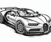 Coloriage Bugatti Mistral