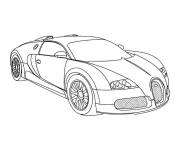 Coloriage Bugatti pour les petits