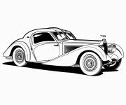 Coloriage Bugatti Royale