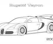Coloriage Bugatti veyron d&eacute;taill&eacute;