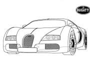 Coloriage et dessins gratuit Bugatti Veyron facile à imprimer
