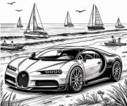 Coloriage Bugatti Vision Gran Turismo