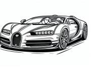Coloriage Chibi Bugatti