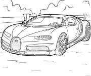 Coloriage Paysage de Bugatti
