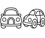 Coloriage Voitures Bugatti miniature