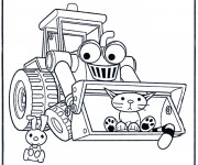 Coloriage Bulldozer