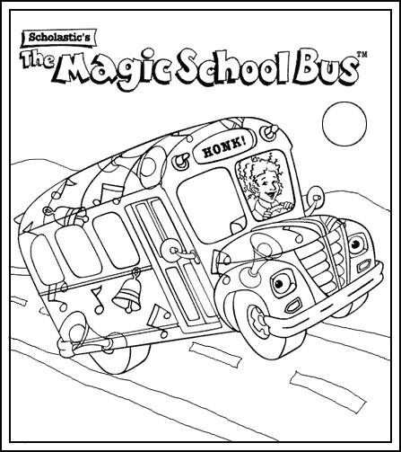 Coloriage Bus Magique Dessin Anime Dessin Gratuit A Imprimer