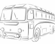 Coloriage Bus de face