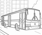 Coloriage Bus de transport en commun