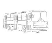 Coloriage Bus russe