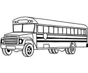 Coloriage Bus scolaire populaire