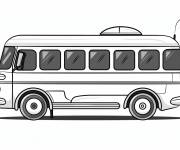 Coloriage Bus sur ordi