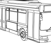 Coloriage Bus urbain