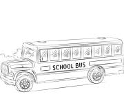 Coloriage Colorie ce beau bus