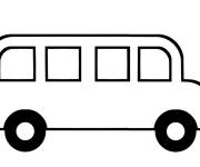 Coloriage Contour Bus
