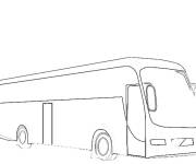 Coloriage Croquis bus &agrave; compl&eacute;ter