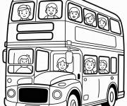 Coloriage Double bus en ligne