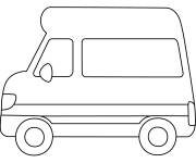 Coloriage &Eacute;moji Minibus