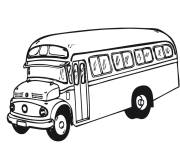 Coloriage Illustration bus