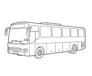 Coloriage Imprime ce bus touristique