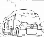 Coloriage Le bus de la Pat' Patrouille