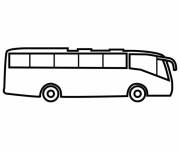 Coloriage et dessins gratuit Long bus à imprimer