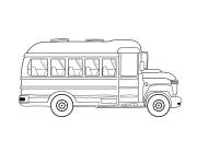 Coloriage Mini bus de passagers