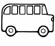 Coloriage Roues du bus