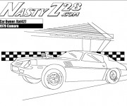 Coloriage Camaro 1979 rapide