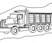 Coloriage et dessins gratuit Le Camion Berliet à imprimer