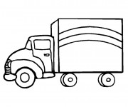 Coloriage Le Camion de transport