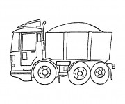 Coloriage Petit Camion Benne