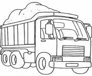 Coloriage et dessins gratuit Camion 10 roues à imprimer