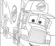 Coloriage et dessins gratuit Camion Mack dessin animé à imprimer