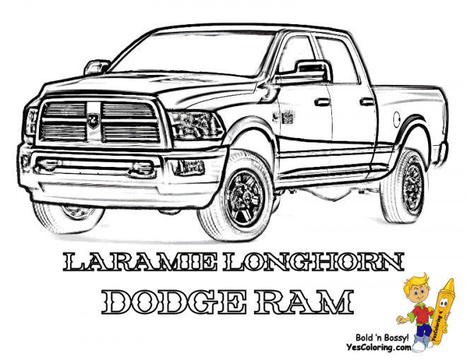 Coloriage Camionnette 12 dessin gratuit à imprimer