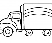 Coloriage Camionnette 2