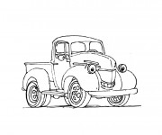 Coloriage Camionnette 21