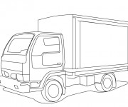 Coloriage Camionnette 23