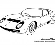 Coloriage Car Lamborghini Miuza