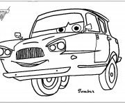 Coloriage Car Tomber