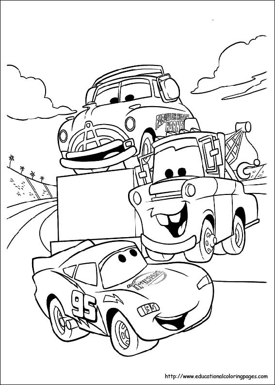 Coloriage Cars 2 Flash Et Martin Dessin Gratuit à Imprimer