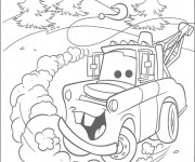 Coloriage Cars Martin