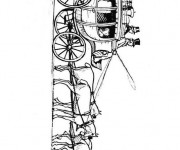 Coloriage Carrosse anglaise