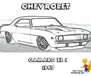 Coloriage Camaro ZL1