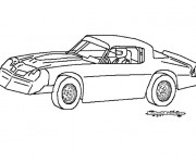 Coloriage Chrysler de course