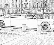 Coloriage Chrysler Limousine