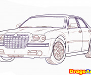 Coloriage et dessins gratuit Chrysler stylisé à imprimer