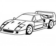 Coloriage Ferrari 250 GTO