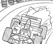 Coloriage Ferrari Formula 1