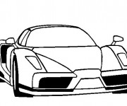 Coloriage Modèle Ferrari 458 en ligne